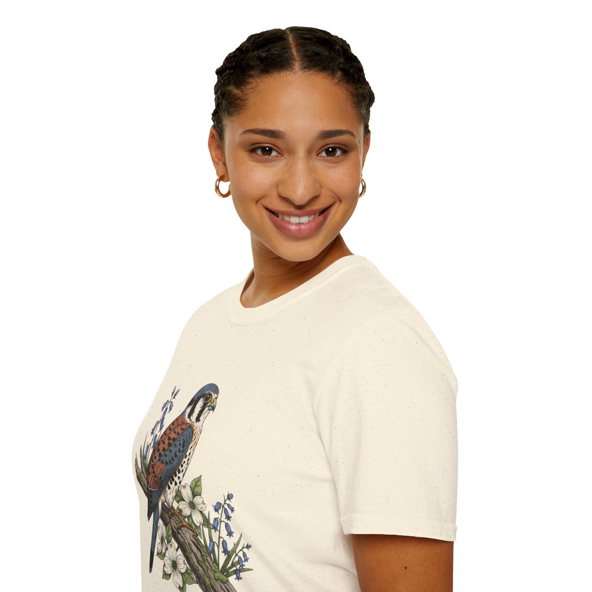 American Kestrel Vintage Floral T-Shirt