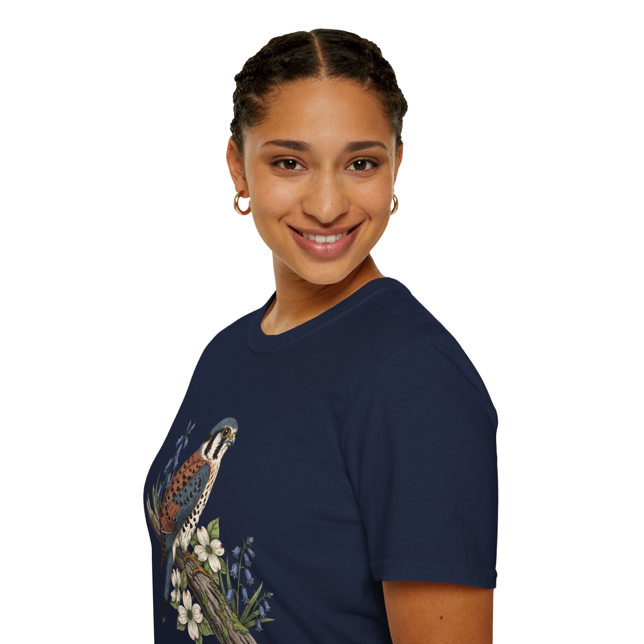 American Kestrel Vintage Floral T-Shirt